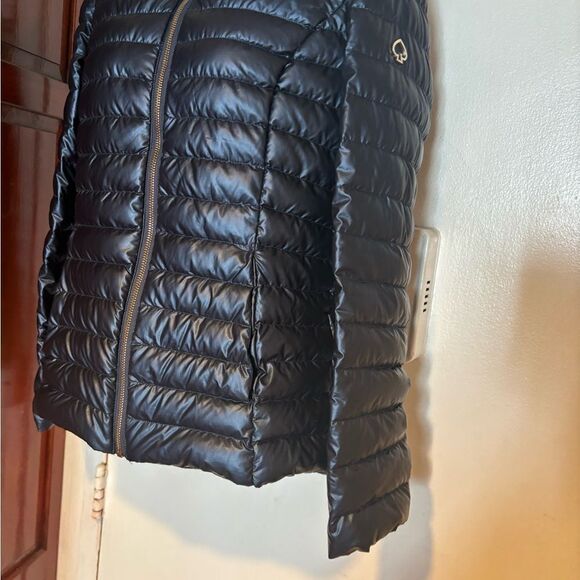 Kate spade puffer down Jacket Quilted coat logo hoodie active soft down parka - Picture 4 of 10